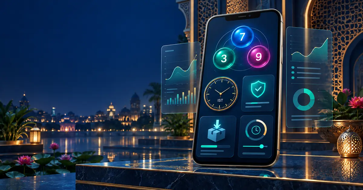 DD1 App India information hub with mobile, game and safety symbols