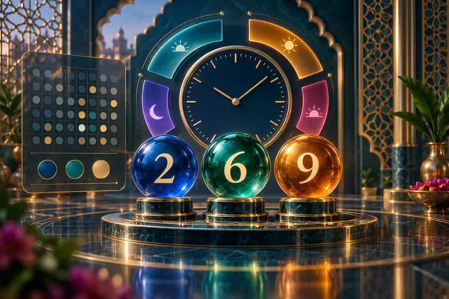Three reference number spheres beside an IST timing ring